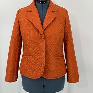 REQUIREMENTS WOMENS BURNT ORANGE SIZE MEDIUM JACKET.